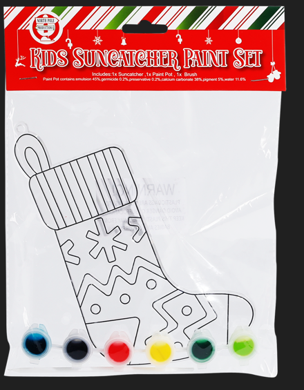 Kids Suncatcher Paint Set | Christmas Decorations, Gifts, and Accessories by Casaliving