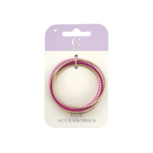 Kids Bangles (7pc) – 3 Hemp Rope Shape Bangles