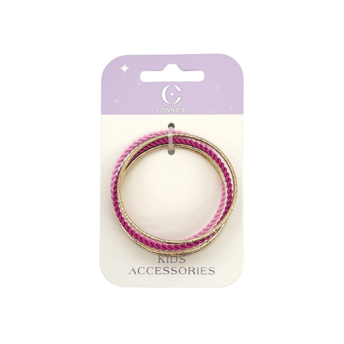 Kids Bangles (7pc) – 3 Hemp Rope Shape Bangles