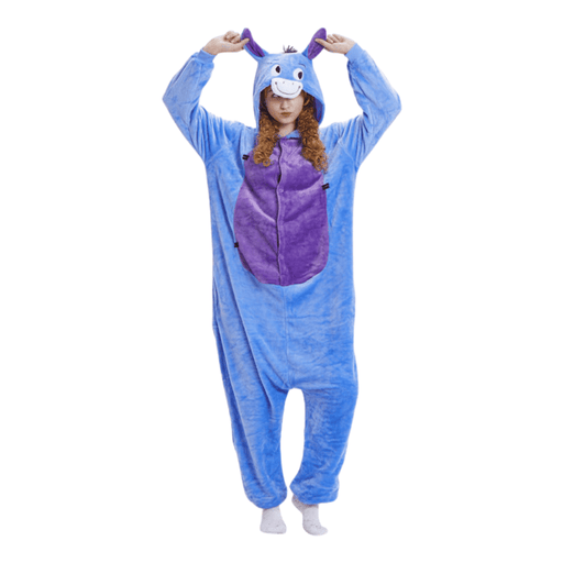Kids Eeyore Winnie the Pooh Onesie Kigurumi Pajamas Costume - Adult &amp; Kids Party Costumes by Casaliving&nbsp;