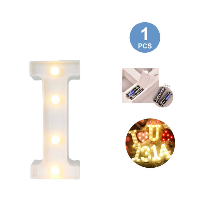 LED Letter Light Sign 'I' 22cm