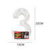 LED Number Light Sign '3' 22cm
