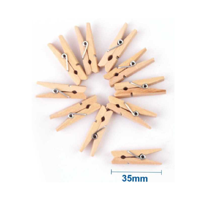 Pegs Wooden 3510pcs