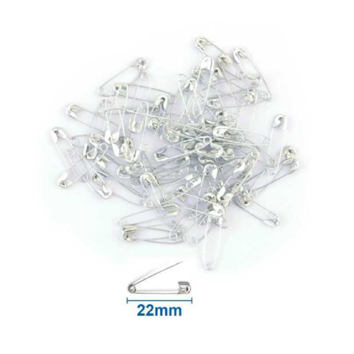 Safety Pins Silver 2280pcs