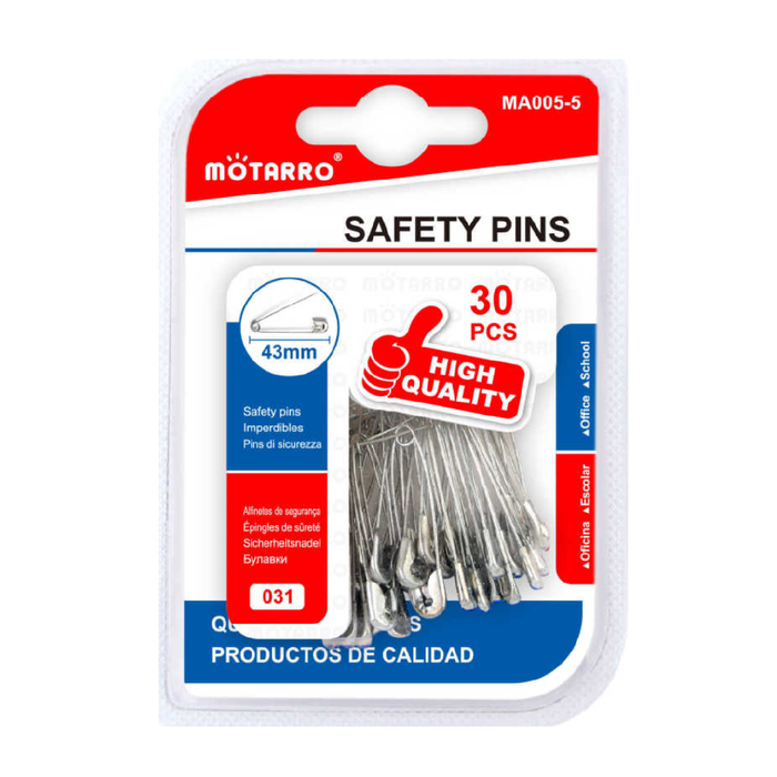 Safety Pins Silver 4330pcs
