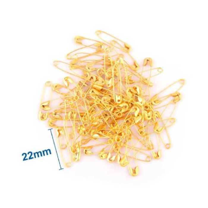 Safety Pins Gold 2280pcs
