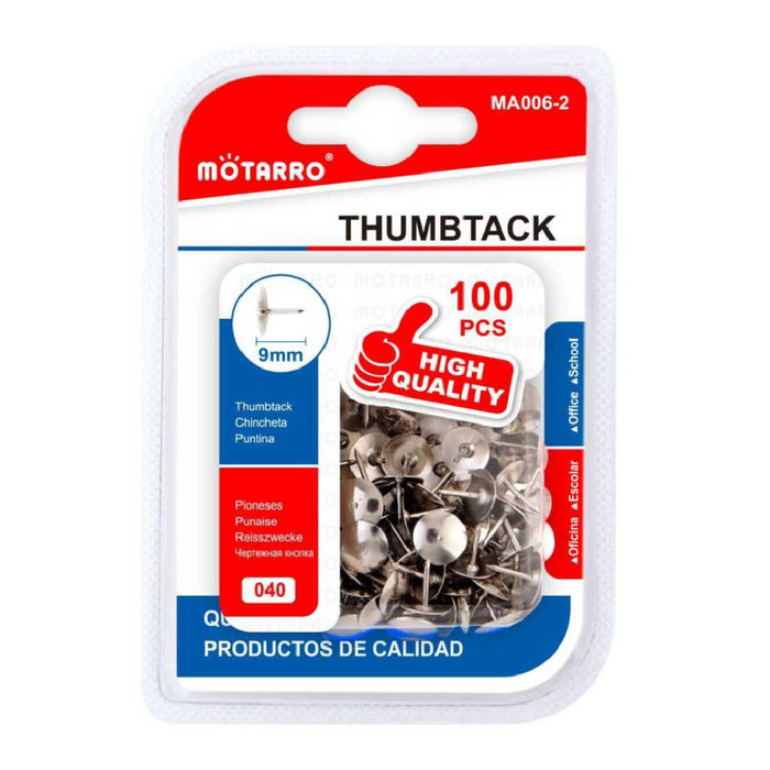 Thumb Tacks Silver 9100pcs