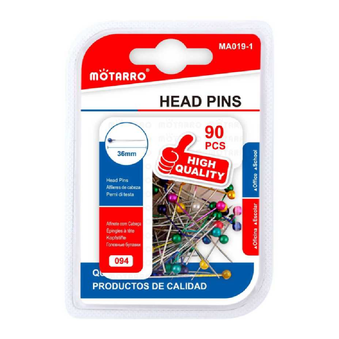 Map Pins Assorted Colors 90pcs