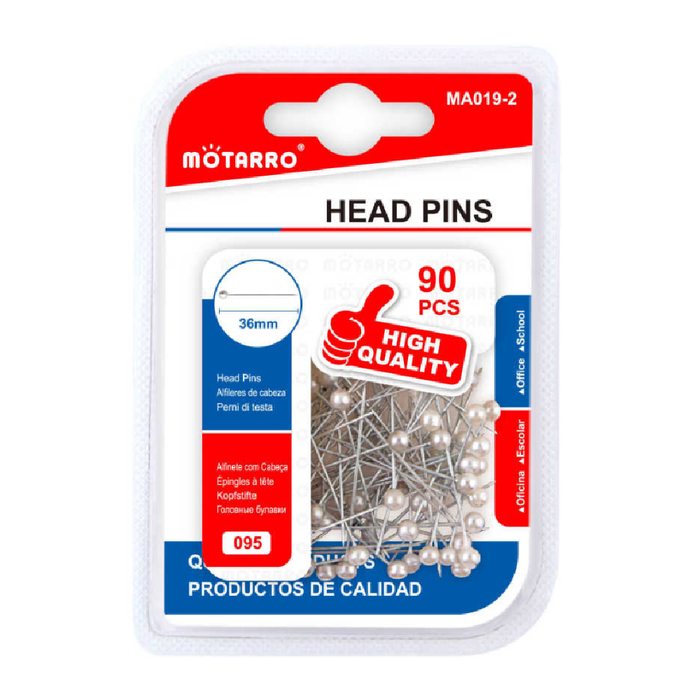 Map Pins White 90pcs