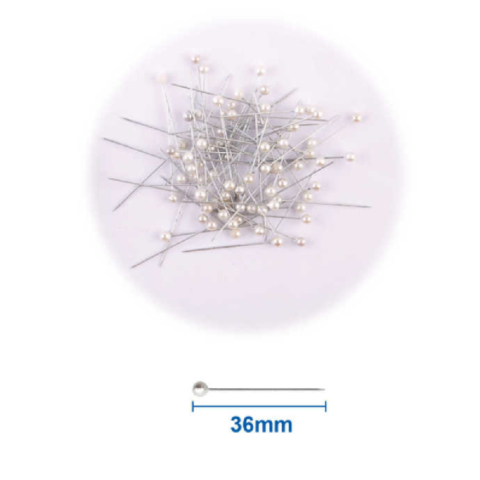 Map Pins White 90pcs