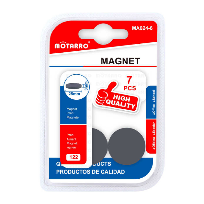 Magnet Round 25× 37pcs