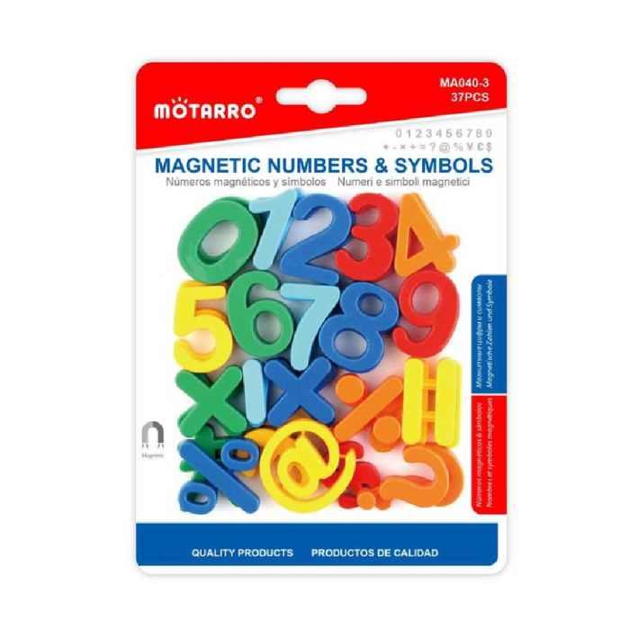 Magnet Numbers & Symbols 37pcs