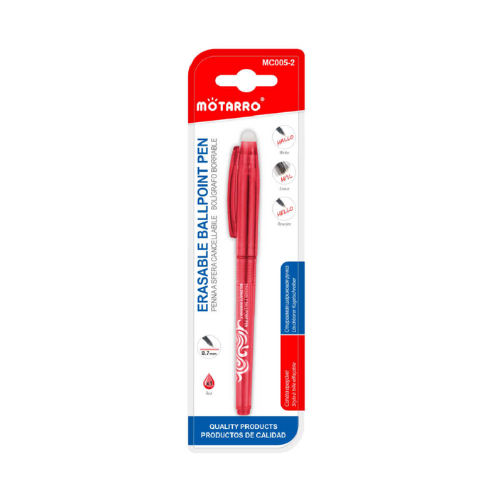 Ballpoint Pen Erasable Red