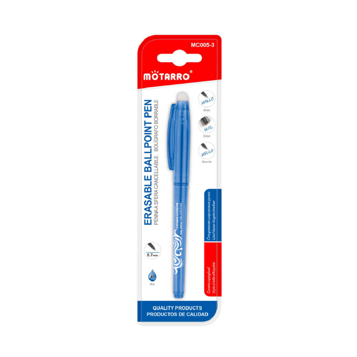 Erasable Pen Blue 0.7