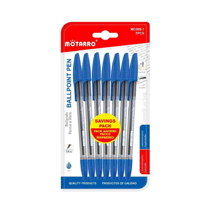 Ballpoint Pen Pack Blue 1.07pcs