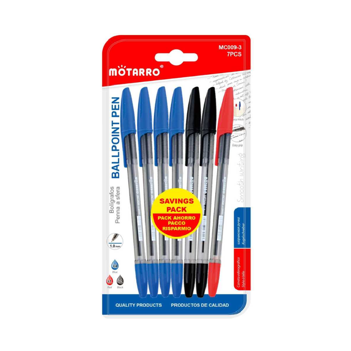 Ballpoint Pen Pack Assorted 1.07pcs