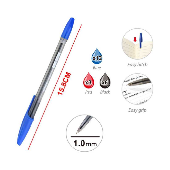 Ballpoint Pen Assorted Color 1.02