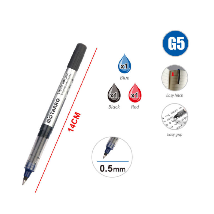 G5 Liquid Ink Pen Assorted Color 0.5 × 1403pcs
