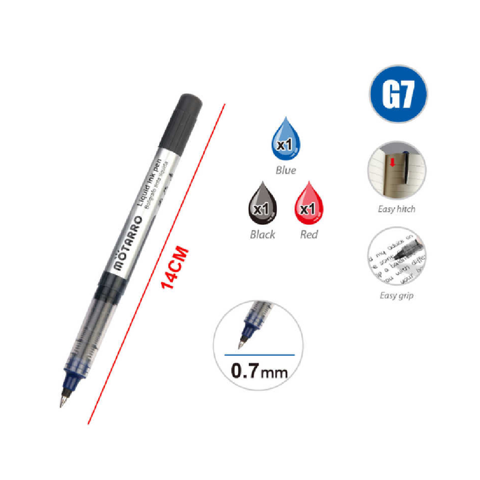 G7 Liquid Ink Pen Assorted Color 0.7 × 1403pcs