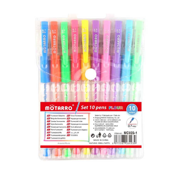 Fluorescent Pen Assorted Colors 0.710pcs