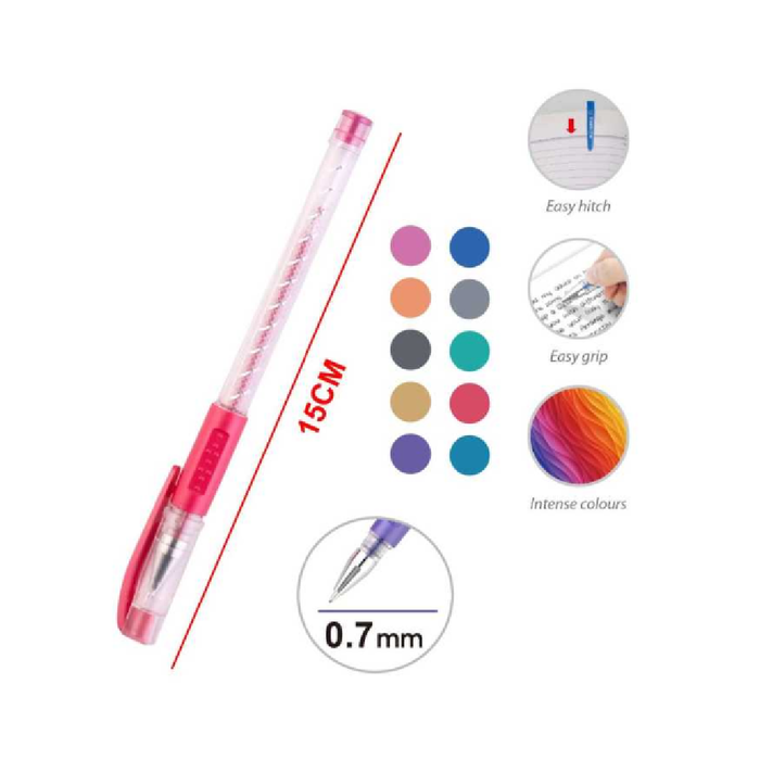 Metallic Pen Assorted Colors 0.710pcs