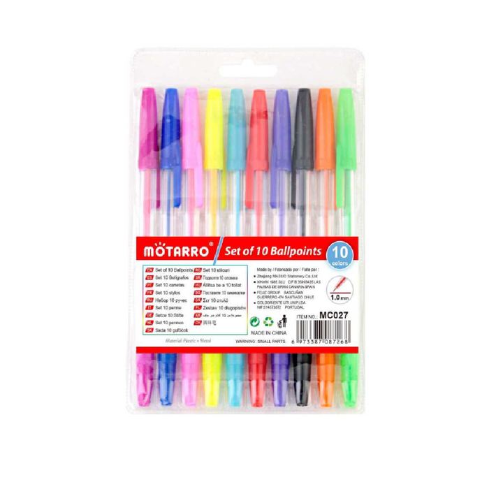 Color Gel Pen Pack 1.010pcs