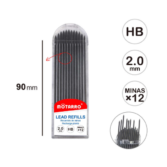 Mechanical Pencil + Lead Refill HB 2.0