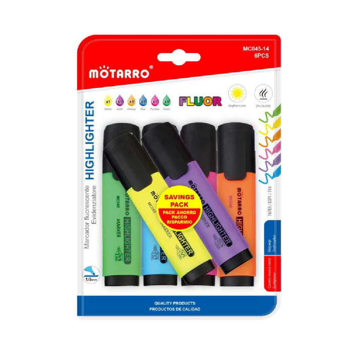 Highlighter Assorted Colors 1/56pcs