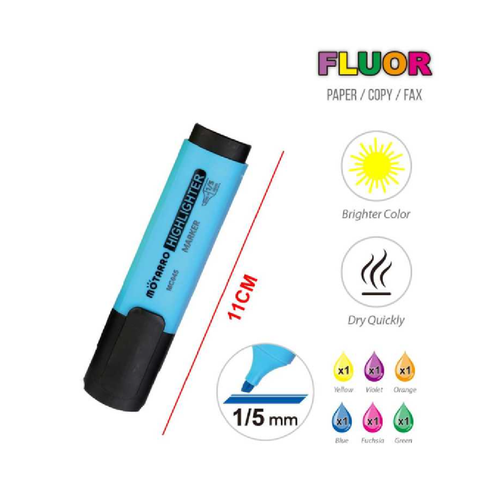 Highlighter Assorted Colors 1/56pcs