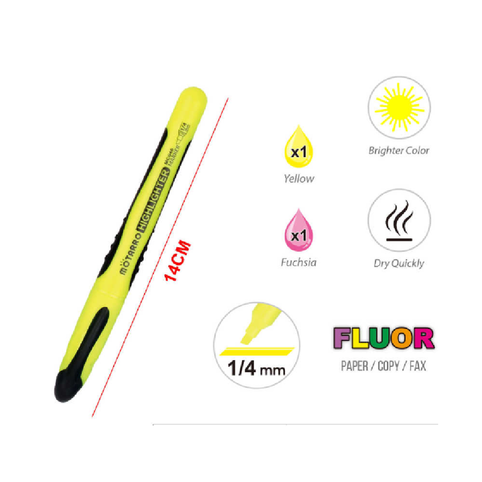 Highlighter Assorted Colors 1/42pcs