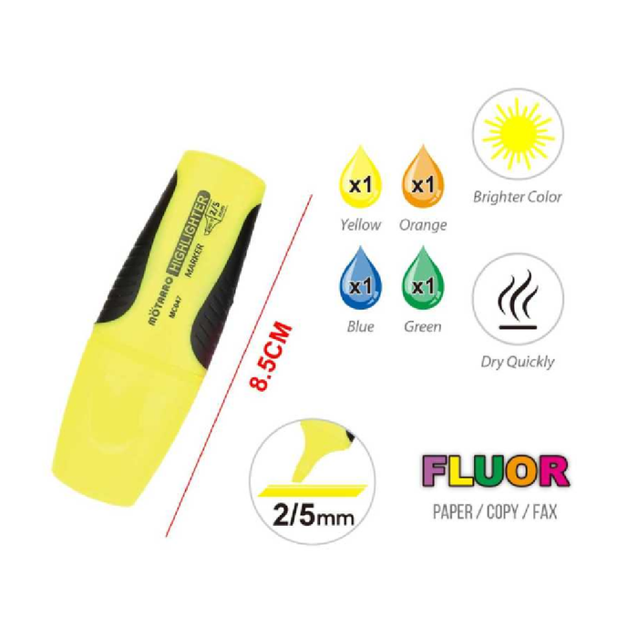 Highlighter Assorted Colors 2/54pcs