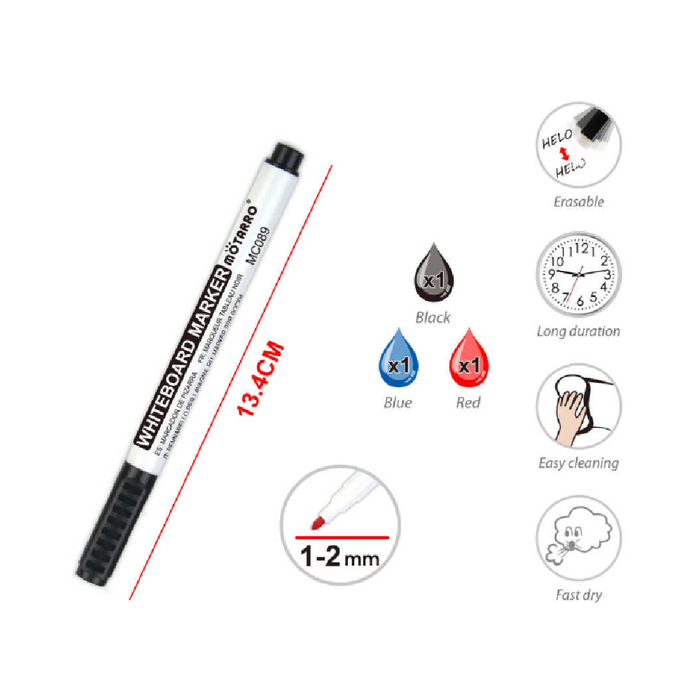 Whiteboard Markers Assorted Colors 1-23pcs