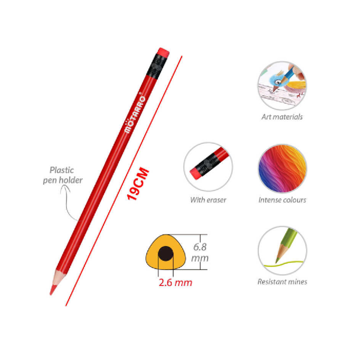 Color Pencil Pack 12pcs