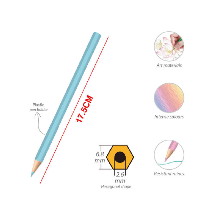 Color Pencil Pack 12pcs