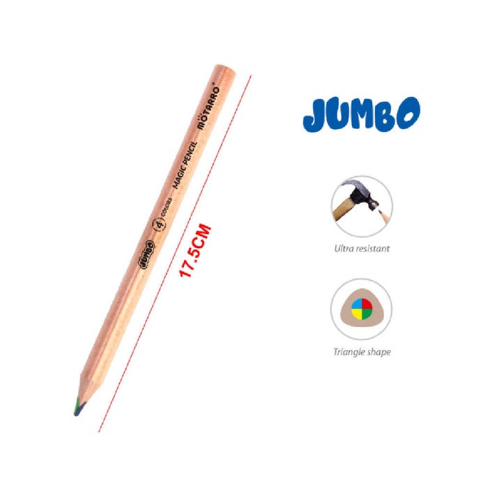 4 in One Colored Pencil 2pcs