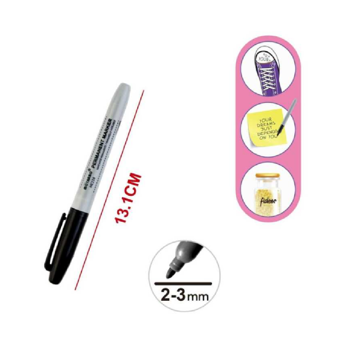 Set of 12 Colored Pernament Marker 2-3