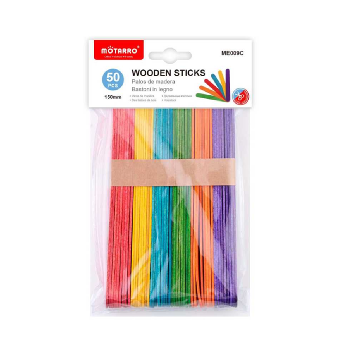 Jumbo Wooden Craft Sticks Color 15050pcs