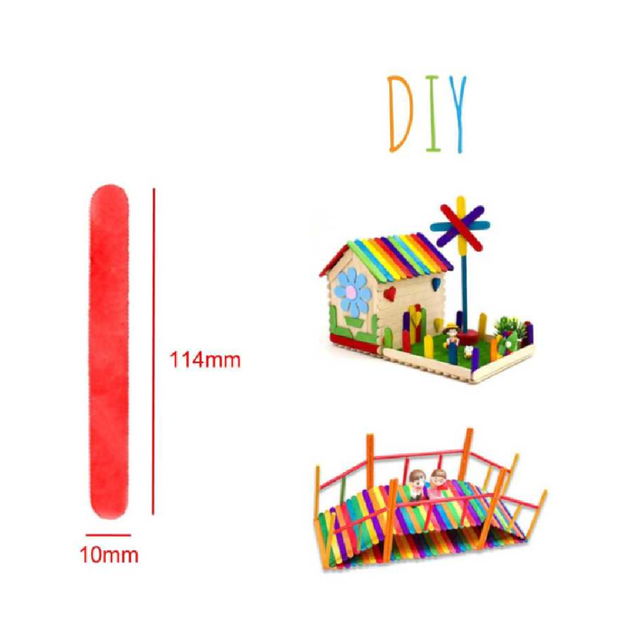Wooden Craft Sticks Color 11450pcs