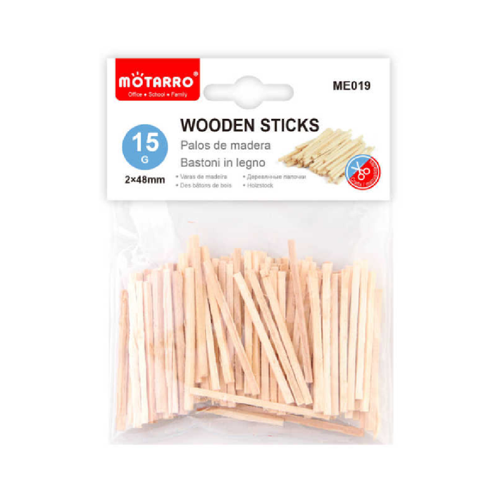 Wooden Match Sticks Natural 2 × 4815g