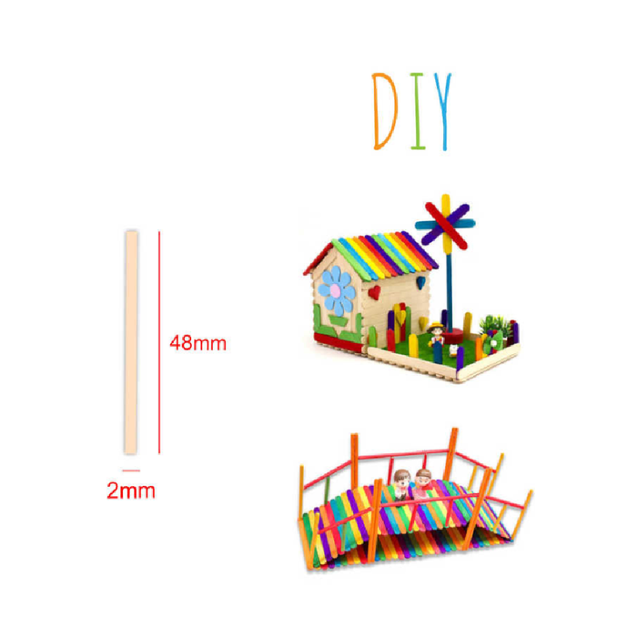 Wooden Match Sticks Natural 2 × 4815g