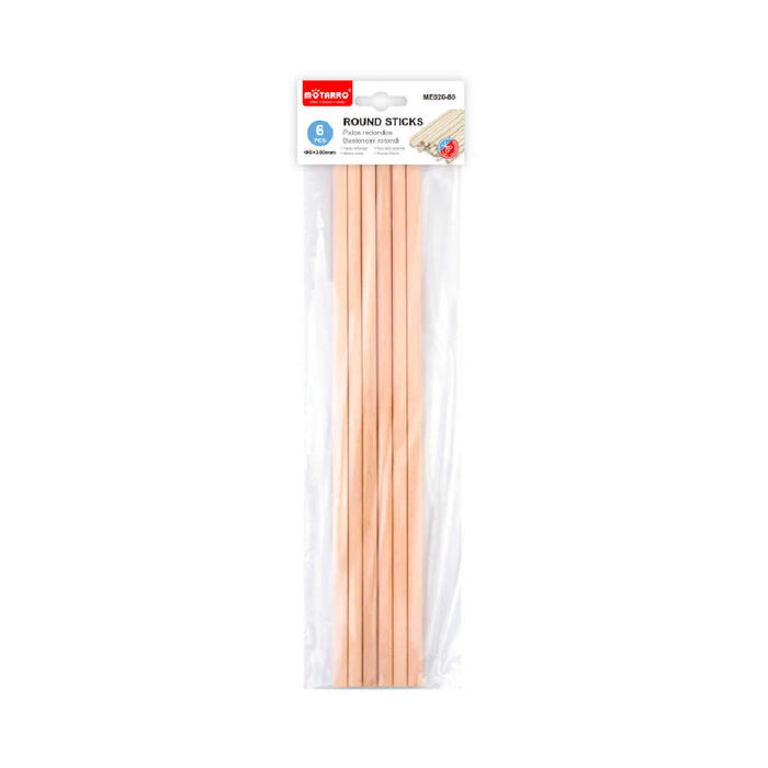 Wooden Craft Sticks Round 8× 3006pcs