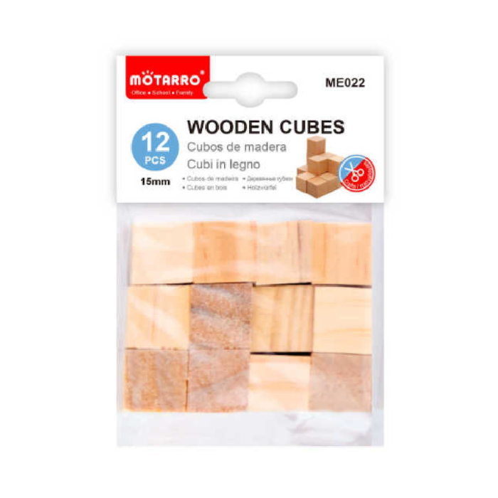 Wooden Cubes 1512pcs
