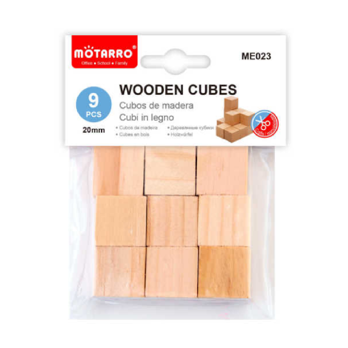 Wooden Cubes 209pcs