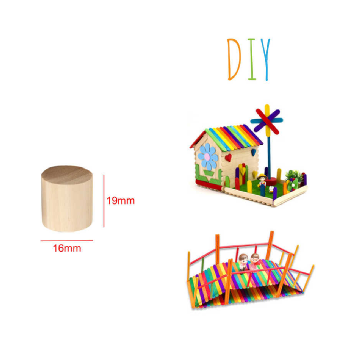 Wooden Cylinder 16x199pcs