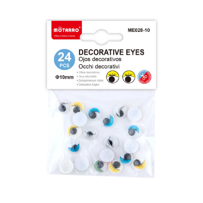 Decorative Eyes Assorted Colors 1024pcs