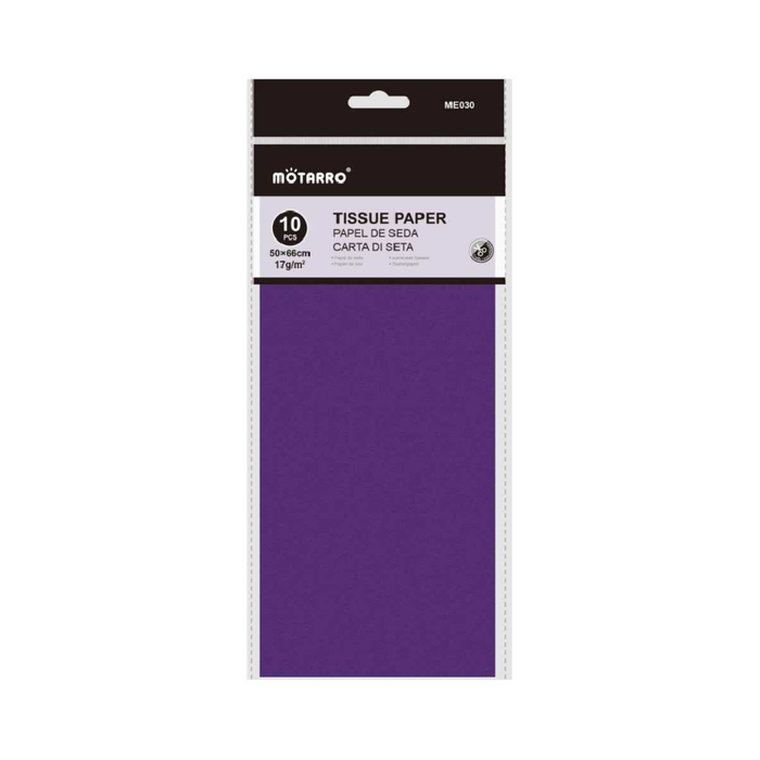 Tissue Paper 50 × 66cm 17g 10pcs Purple