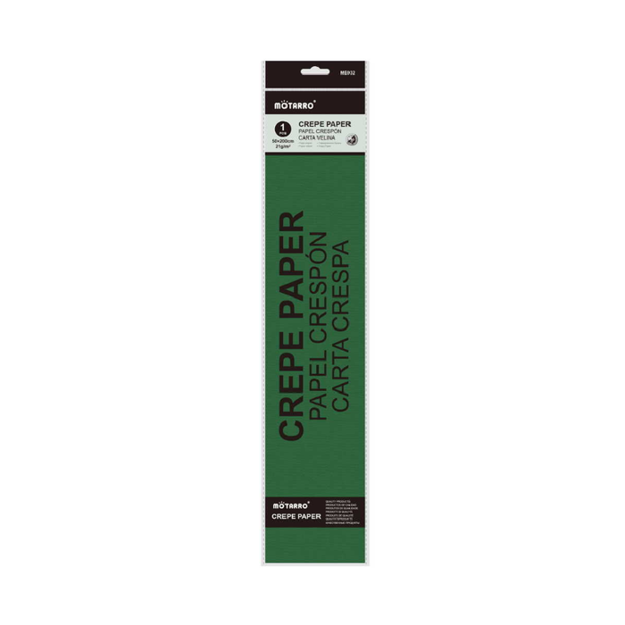Crepe Paper 50 × 200cm 21g Dark Green