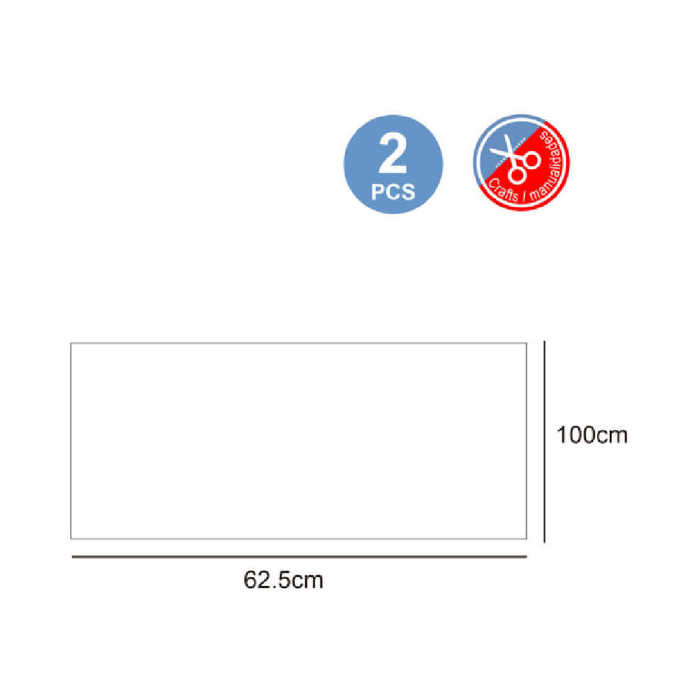 Tissue Paper 50 × 66cm 17g 10pcs Cello Clear