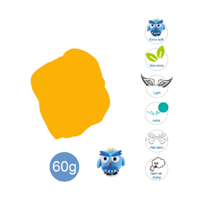 Air Clay 60g Orange Yellow