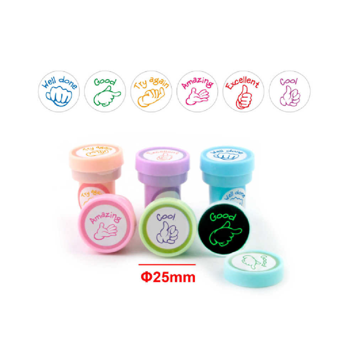 Stamps Hand 6pcs